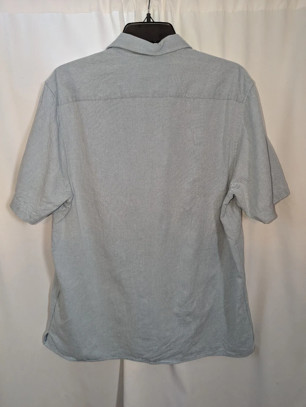 Ted Baker London Light Blue Short Sleeve Button Up Shirt Dual Pocket